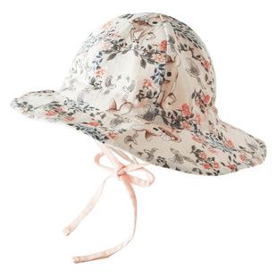 Oak Family宝宝双面纱布遮阳帽子夏季太阳帽婴儿外出儿童渔夫帽