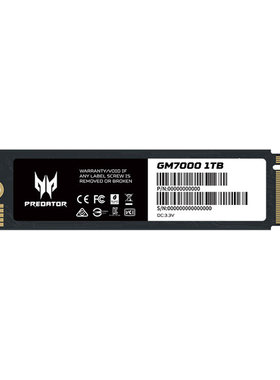 宏碁掠夺者GM7 GM7000 GM9 GM9000 1TB 2T 4T 8T M.2 SSD固态硬盘