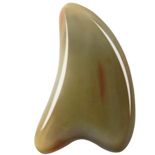 白水牛角脸部刮痧板面部美容眼部拨筋棒肩颈脖子淋巴腿部全身通用