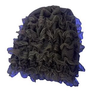 新款中老年蕾丝遮白发头套弹力帽子女夏季薄款时尚百搭包头帽妈妈