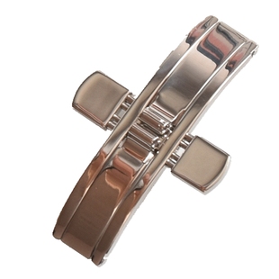 美度钢带表扣贝伦赛丽M8600B男m7600b女款舵手指挥官钢表带蝴蝶扣