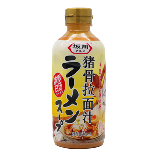 坂川猪骨拉面汁浓厚白汤日式豚骨拉面汁浓缩高汤底料家用装400ml