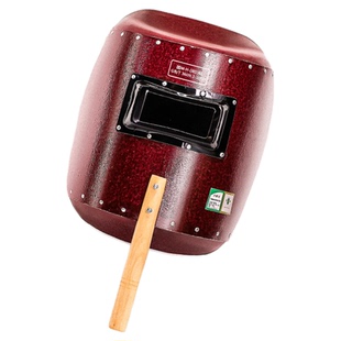 手持式电焊面罩红钢纸焊帽氩弧焊烧焊防护全脸防烤脸隔热焊工面具