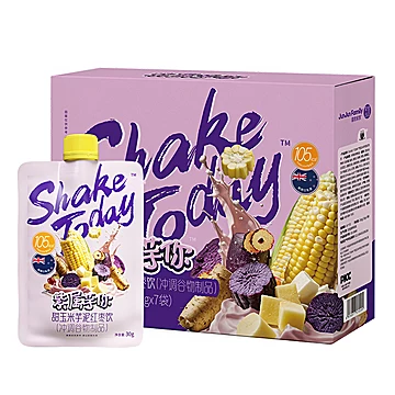 菌君家族谷物摇摇饮代餐奶昔粉低脂即食2盒