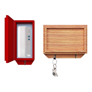 定制老式非可视对讲开锁门铃遮挡盒可视对讲电话机遮丑装饰遮挡盒