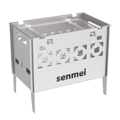 森美不锈钢焚火台柴火炉煮茶烧烤