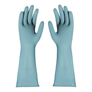 东方红彩色乳胶手套家务清洁洗碗厨房耐用加厚橡胶洗衣服防水餐饮