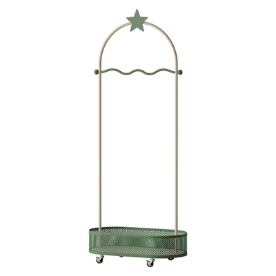 耶特儿童落地可移动多巴胺衣帽架