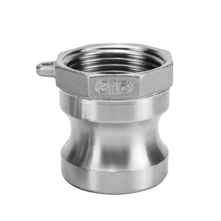 304不锈钢快速接头卡扣式公母宝塔ABCDEF型皮管水管快接头46分1寸