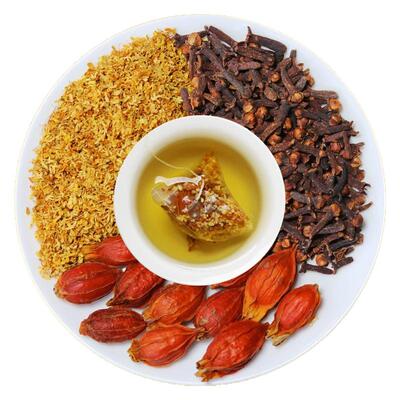 栀子丁香桂花茶茶包消除口臭根源