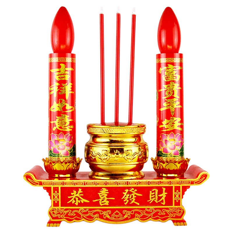 LED节能安心使用无烟香烛台