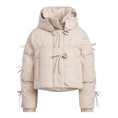 Adidas/阿迪达斯正品BOW PLAY DOWN女士休闲时尚连帽羽绒服KC2610