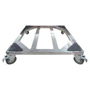 全自动洗衣机底座万向轮不锈钢可移动支架冰箱架子消毒柜洗碗机架