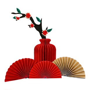 2026过新年氛围装饰桌面摆件公司前台台面写字楼酒店马年春节布置