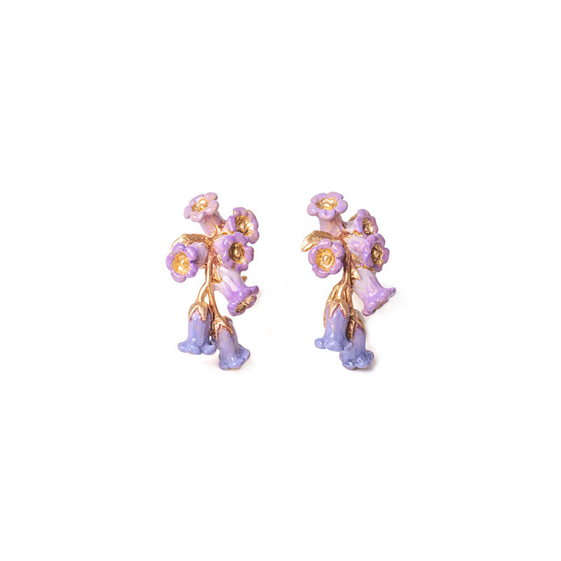 Palnartpoc钟型风铃草耳环