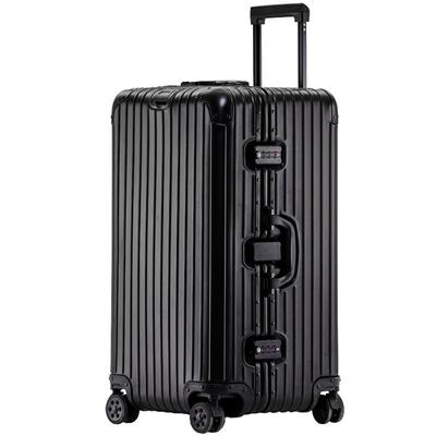 ins网红大容量行李箱金属方箱子