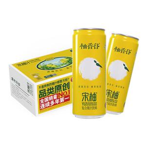柚香谷宋柚汁果味饮料双柚汁300ml*24罐整箱果汁饮品休闲聚会出游