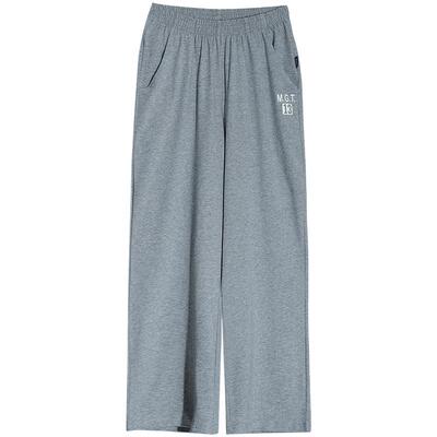 蘑菇兔胖男童运动凉感长裤夏季薄