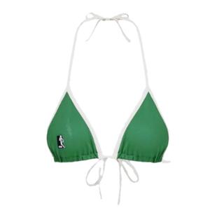 韩国badblood夏拼色白绿刺绣性感运动文胸字母边内裤比基尼套装