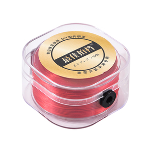 日本进口扁丝穿珠皮筋手串弹力线串珠绳珍珠文玩水晶手链牛筋耐磨