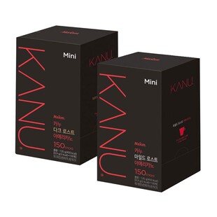 麦馨卡奴美式纯咖啡150条礼盒装黑咖啡粉无添加蔗糖中深度烘焙