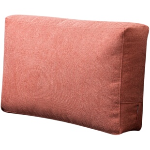 简约立体靠垫床头板靠背垫定制软包沙发大靠枕套客厅护腰垫可拆洗