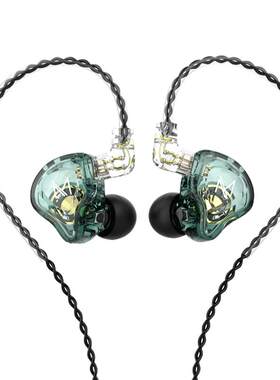 TRN mt1手机耳机入耳式动圈游戏音乐HIFI重低音带麦耳塞TypeC通话