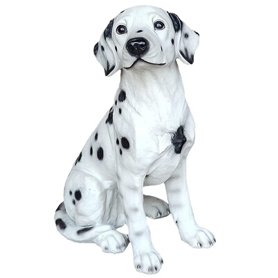 创意树脂斑点狗治愈系模型仿真狗