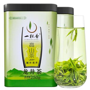 2023新茶高山龙井茶一杯香明前茶叶绿茶500g自己喝官方正品旗舰店