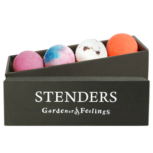 Stenders施丹兰礼盒精油球100g*4泡澡球气泡弹泡泡浴球儿童沐浴球