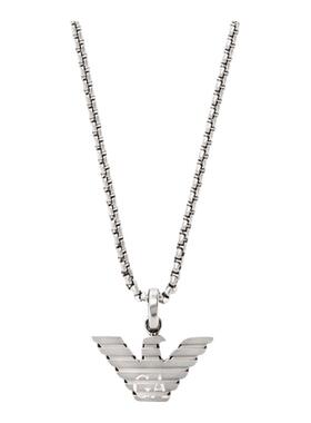 【易烊千玺同款官方正品】阿玛尼鹰标男士项链经典简约吊坠链