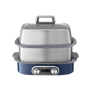 摩飞极速电蒸锅蒸汽锅多功能家用隔水蒸炖锅预约定时烹饪机蒸煮锅