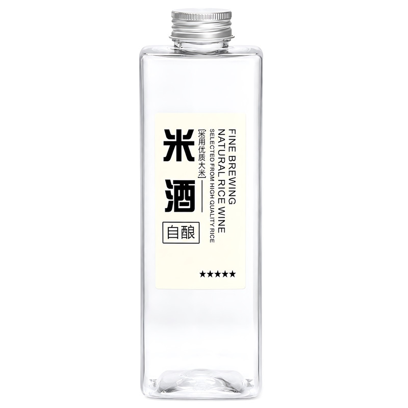 【高颜值】塑料酒瓶食品级密封分装瓶自酿酒米酒白酒葡萄酒空酒瓶
