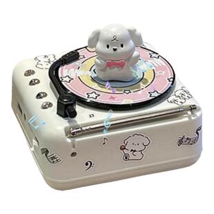 线条小狗生日礼物蓝牙小音响音箱男生送女生闺蜜实用的高级感元旦