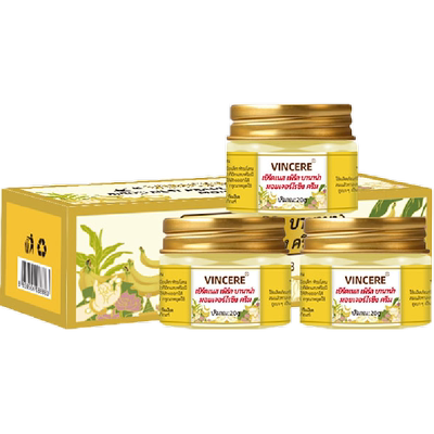 VINCERE泰国皲裂膏干裂护手霜3瓶