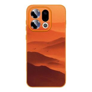 橙色适用oppofindx9pro手机壳小羊皮findx8s+/x7ultra秋冬oppo新款外壳find硅胶全包x3防摔r15梦镜版男保护套