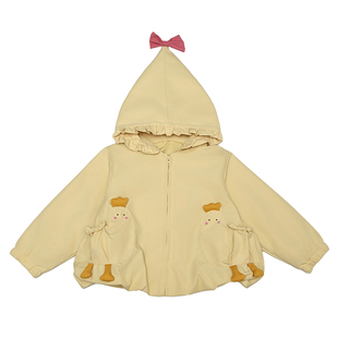 女童外套春装2026新款儿童巨好看连帽上衣春秋季洋气女宝宝冲锋衣