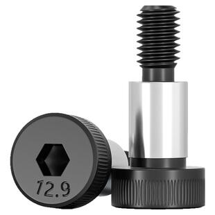 12.9级内六角塞打螺丝钉 等高轴肩凸肩限位螺栓M5M6M8M10M12M16mm