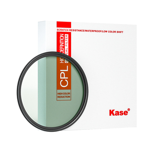 Kase卡色 CPL偏振镜 40.5 43 46 49 52 55 58 62 67 72 77 82mm 适用于佳能索尼富士单反微单相机 cpl滤镜