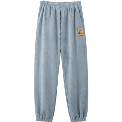 思莉太太女珊瑚绒睡裤