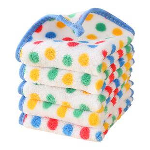 圆点抹布厨房清洁洗碗布不易沾油吸水保洁毛巾家用不易掉毛百洁布