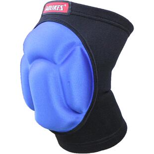 滑雪防撞运动护膝排球守门员蓝足球瑜伽跪地舞蹈轮滑加厚海绵护腿