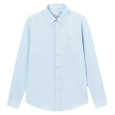 ZIOZIA纯色简约衬衣触感凉爽舒适