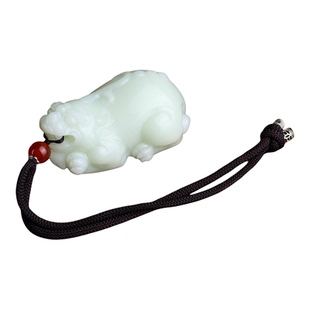 和田玉原石雕刻貔貅手把件招财进宝玉石麒麟挂件把玩件新疆