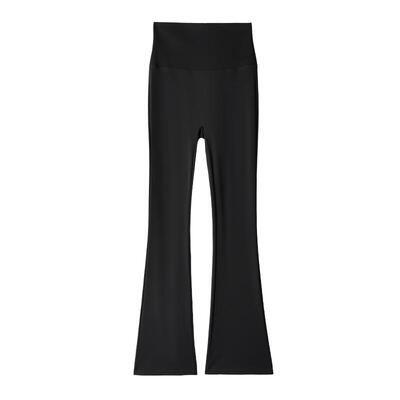 弹力微喇叭鲨鱼裤女高腰收腹提臀