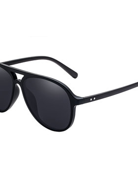 大框墨镜男开车防紫外线大脸