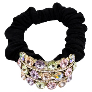 发圈头绳女高级感轻奢风2026正流行巨好看的绸缎新款丸子头扎发圈