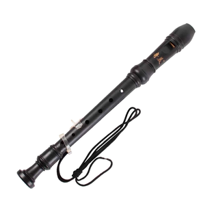 奇美牌高音英式八孔竖笛8孔竖笛巴洛克竖笛乳白色黑色带B调