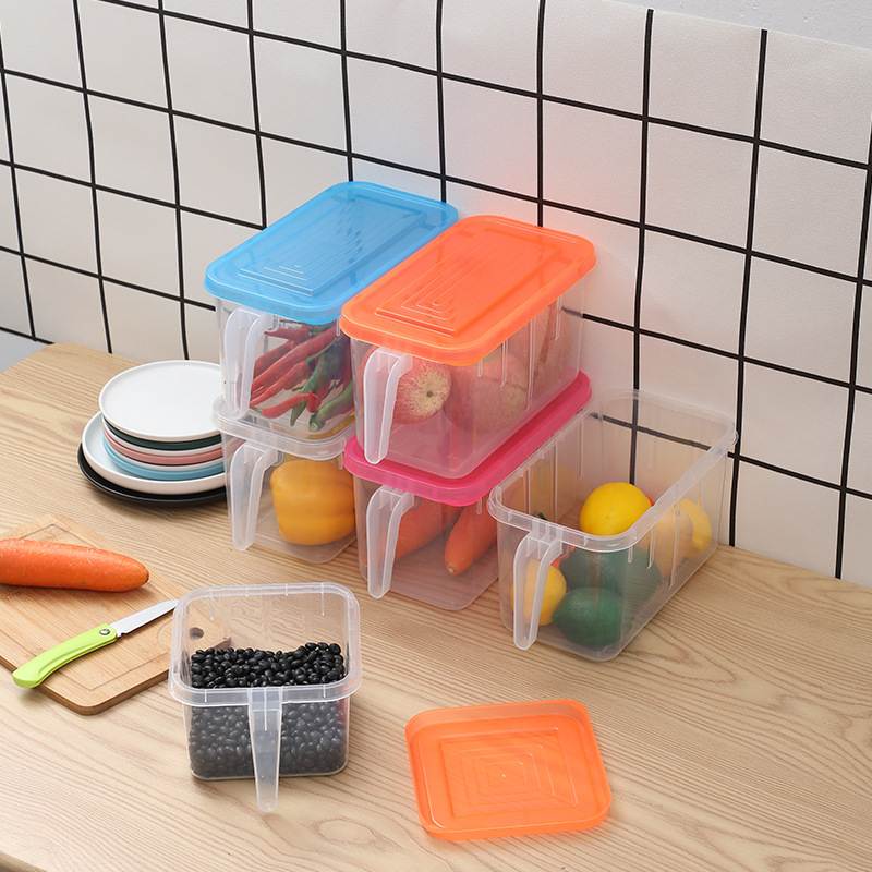 冰箱收纳盒冷冻盒保鲜盒食品级冰箱保鲜物储批发蔬菜水果盒大容量