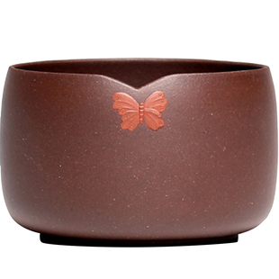 百年利永 宜兴紫砂杯主人杯功夫茶杯个人专用品茗杯对杯蝶恋花